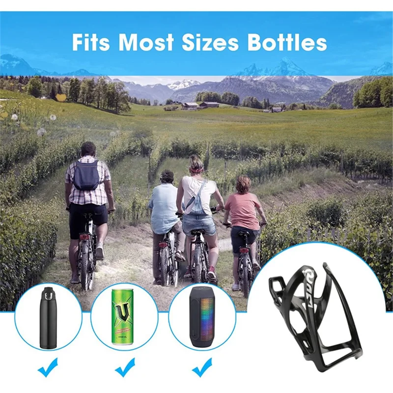 JUNSUNMAY BH003 Bicycle Water Bottle Cage MTB Road Bike Bottle Mount Plastic Bracket - Green