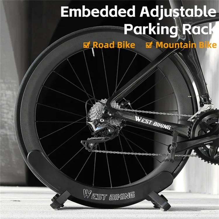 WEST BIKING YP0723018 Подставка для велосипеда из АБС-пластика, регулируемая скоба, подставка для горного и шоссейного велосипеда