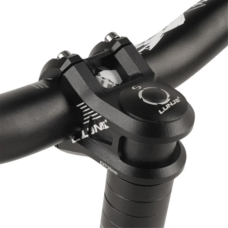 LUNJE XT-A022 Road Bike Stem 31.8x35mm Aluminum Alloy Speed Down Bicycle Handlebar Stem - Red