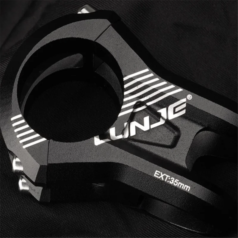 LUNJE XT-A022 Road Bike Stem 31.8x35mm Aluminum Alloy Speed Down Bicycle Handlebar Stem - Red