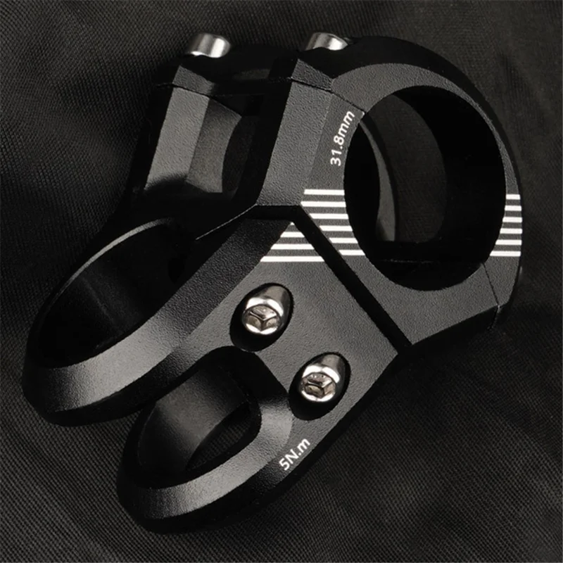 LUNJE XT-A022 Road Bike Stem 31.8x35mm Aluminum Alloy Speed Down Bicycle Handlebar Stem - Red