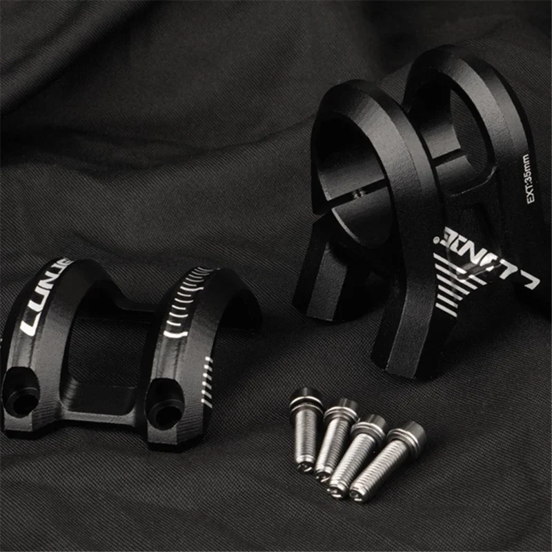 LUNJE XT-A022 Road Bike Stem 31.8x35mm Aluminum Alloy Speed Down Bicycle Handlebar Stem - Red