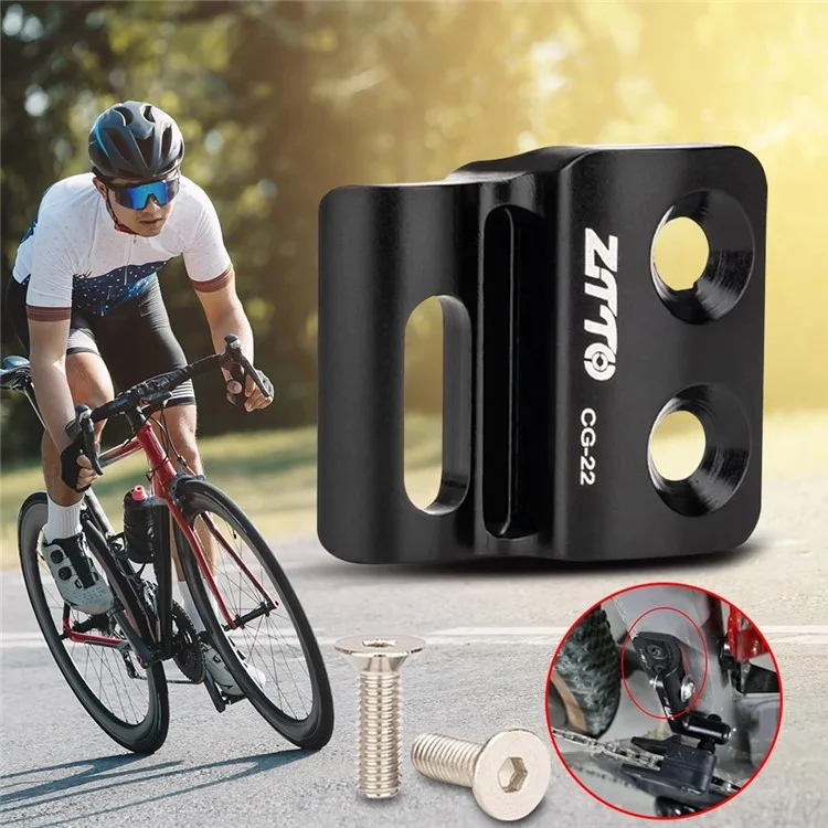 ZTTO CG22 Aluminum Alloy Bicycle Front Derailleur Hanger Road Bike Part - Black