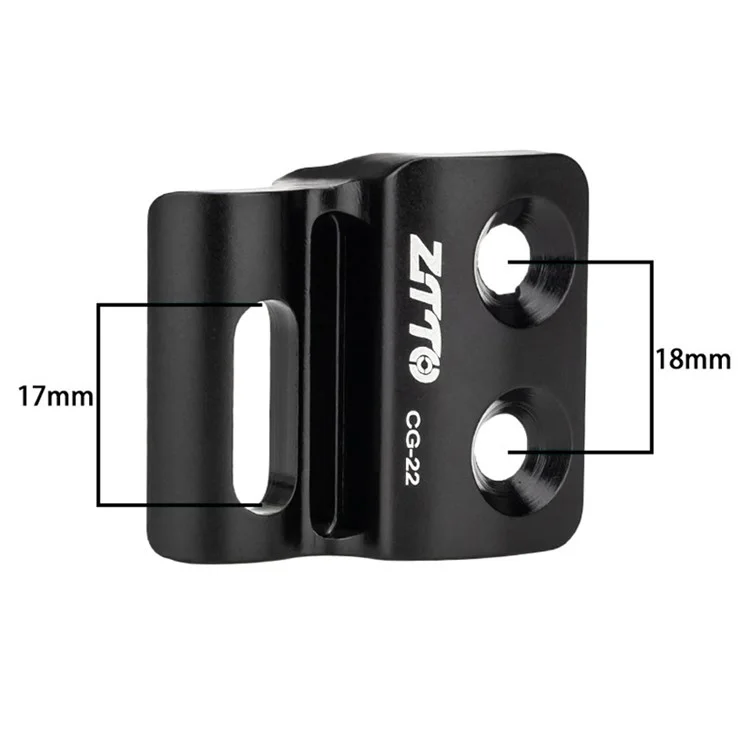 ZTTO CG22 Aluminio Aleación Bicicleta Front Bicicleta de Colgilla Bike Road Part - Negro