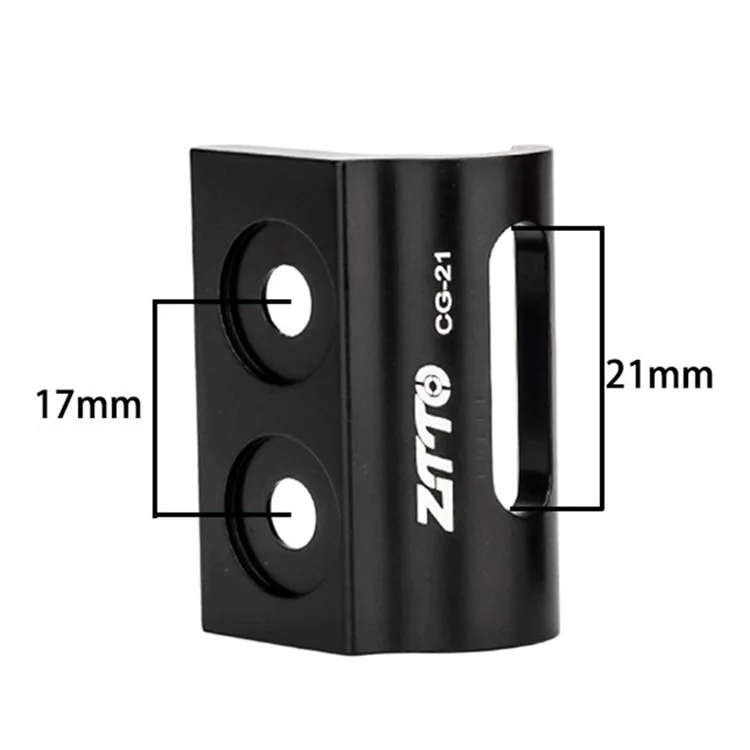 ZTTO CG21 Lightweight Aluminum Alloy Road Bike Front Derailleur Hanger - Black