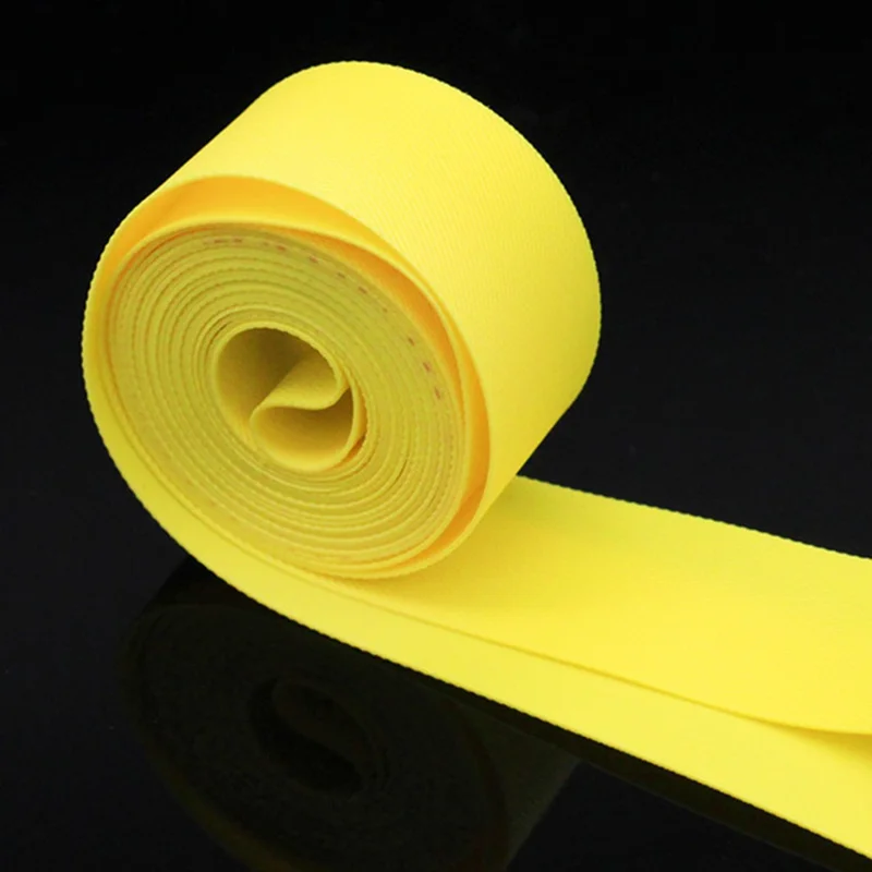 ZH429 PVC Puncture-Proof Strip Bicycle Tire Liner / Pad, 2-Pack - Yellow / 26