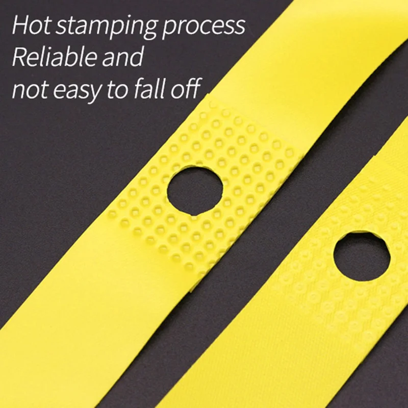 ZH429 PVC Puncture-Proof Strip Bicycle Tire Liner / Pad, 2-Pack - Yellow / 26