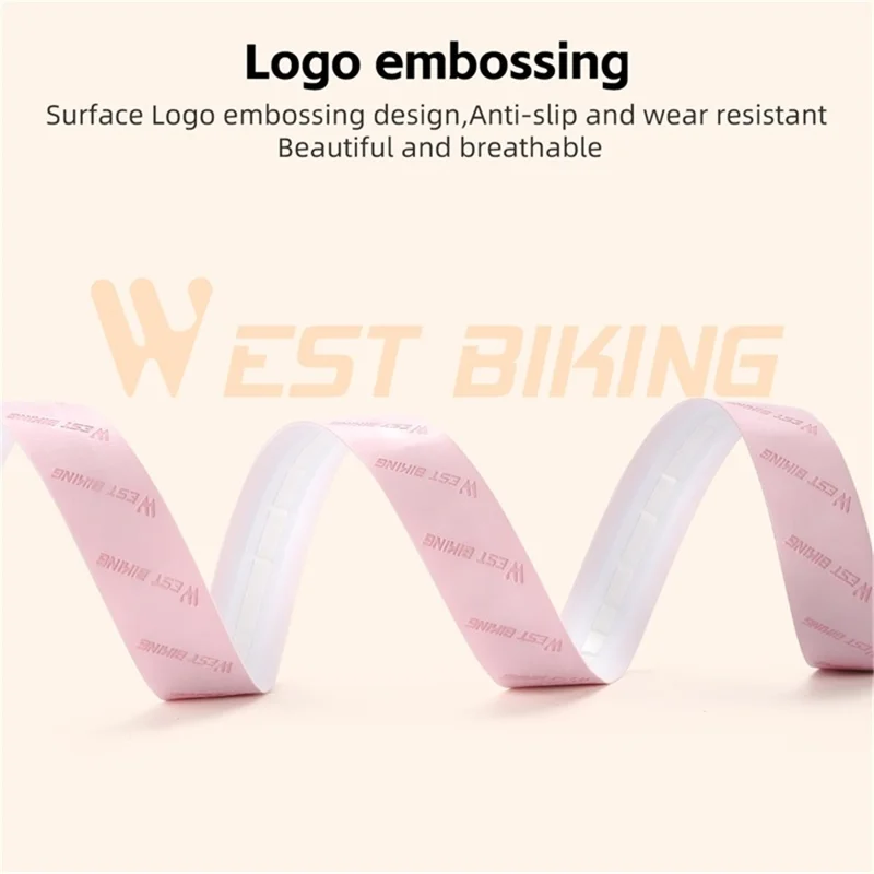 WEST BIKING YP0804075 2Pcs PU Leather+EVA Handlebar Tape Road Bike Handle Wrap - Grass Green