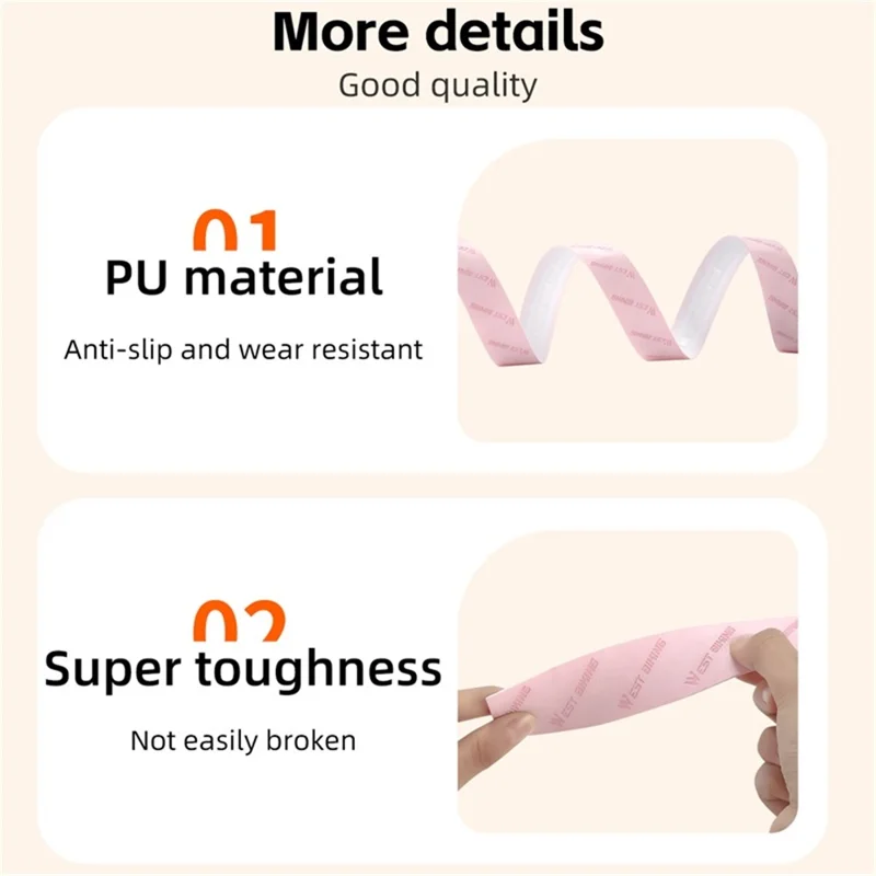 WEST BIKING YP0804075 2Pcs PU Leather+EVA Handlebar Tape Road Bike Handle Wrap - Grass Green