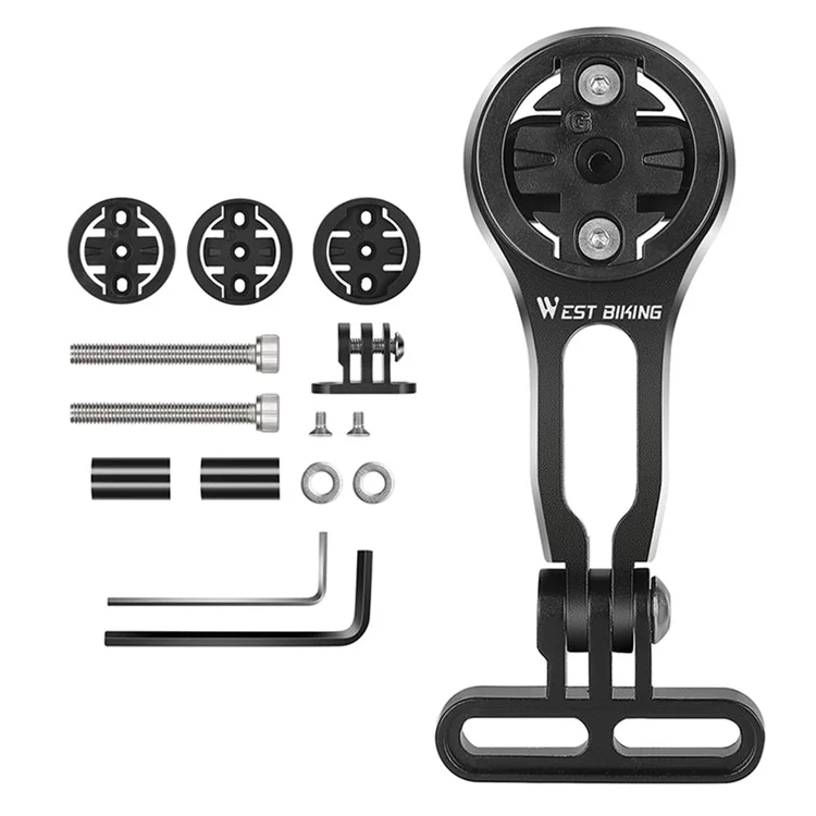 WEST BIKING YP0719374 Suporte Ajustável para Velocímetro de Ciclismo
