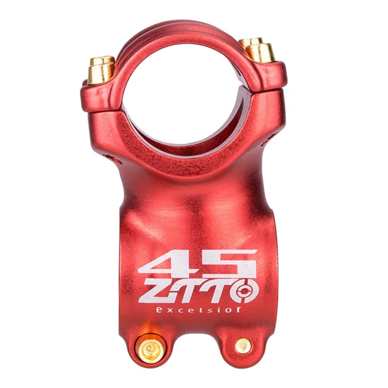 ZTTO Bike Handlebar Stem ±7 Degrees Aluminum Alloy Road Mountain Bicycle Stem Riser - Red