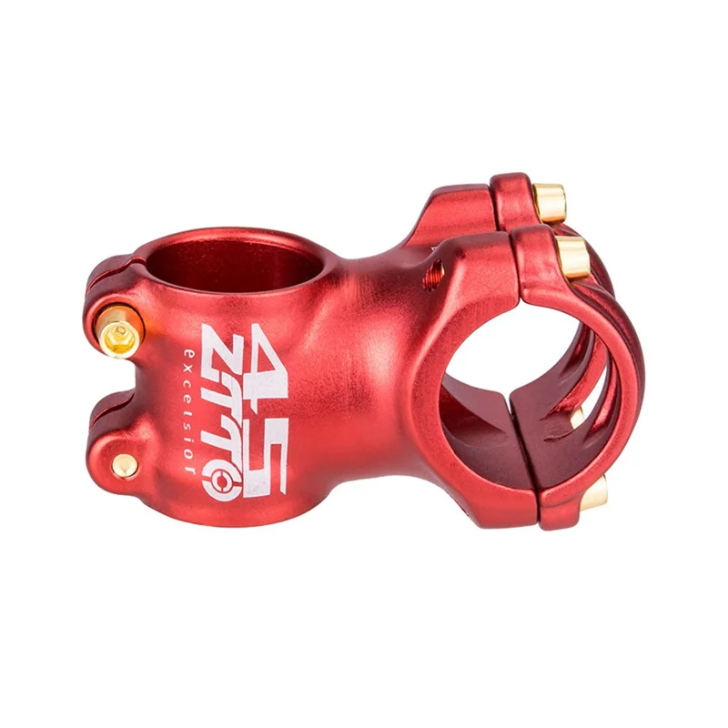 ZTTO Bike Handlebar Stem ±7 Degrees Aluminum Alloy Road Mountain Bicycle Stem Riser - Red