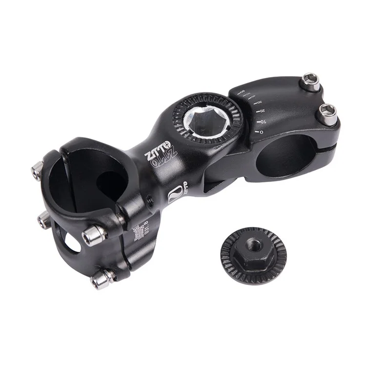 ZTTO Aluminum Alloy Bike Stem MTB Stem Degree Adjustable Raise Up Function Bicycle Tool - 31.8x120MM