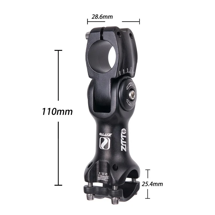 ZTTO Aluminum Alloy Bike Stem MTB Stem Degree Adjustable Raise Up Function Bicycle Tool - 31.8x120MM