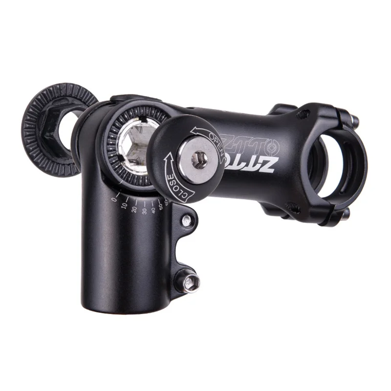 ZTTO 318BL3 MTB Handlebar Riser Aluminum Alloy Bicycle Stem Mountain Bike Stem - 31.8x100mm