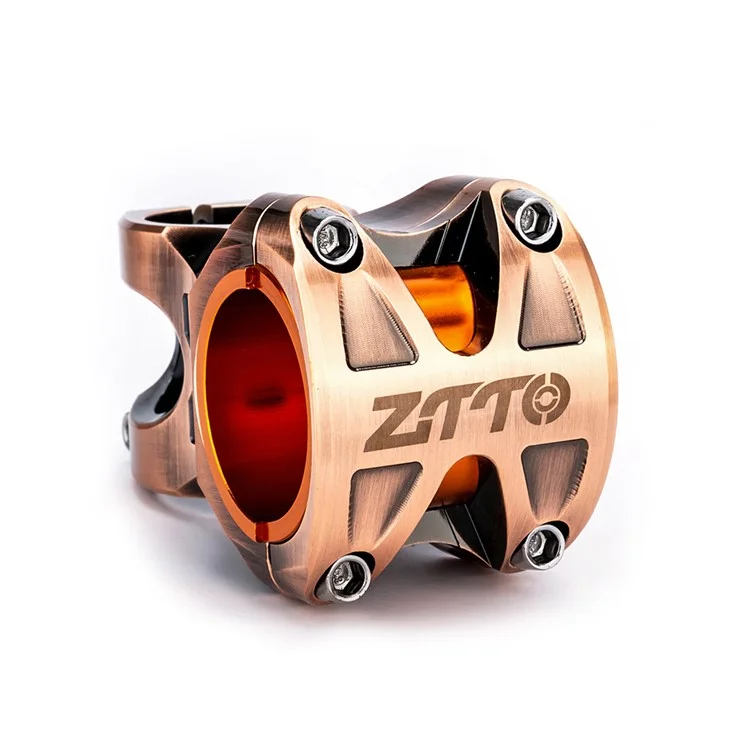 ZTTO GTSBL35 Stem de vélo à 0 degré Court Tige en Alliage d'Aluminium Vélo de Montagne - 31.8x35mm