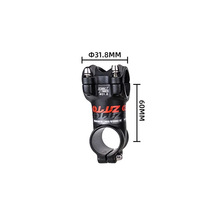 ZTTO ZT-BL01 ±7 degrés Alliage d'aluminium Tige de montagne Vélo Riser Tige de guidon - 60mm