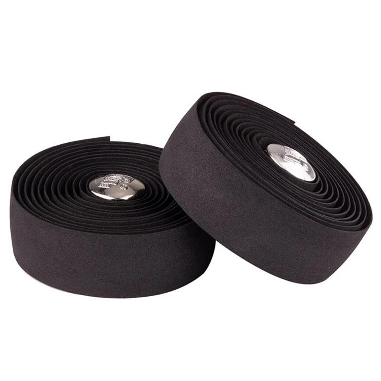 Cinta de manillar antideslizante para bicicleta ZTTO BD4 2 rollos EVC - Negro