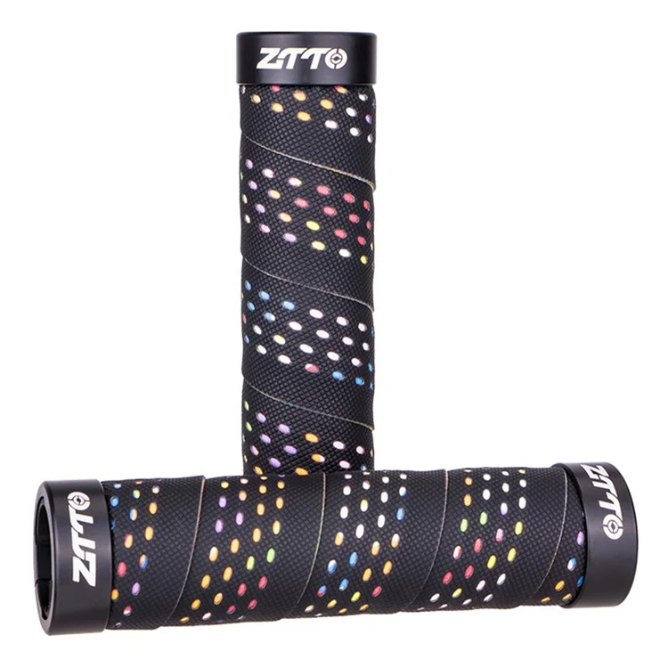 ZTTO AG115 Empunhaduras de Bicicleta à Prova de Choques Barra de Guidão MTB Mountain Bike Cobertura da Barra de Guidão - Preto+Multicor