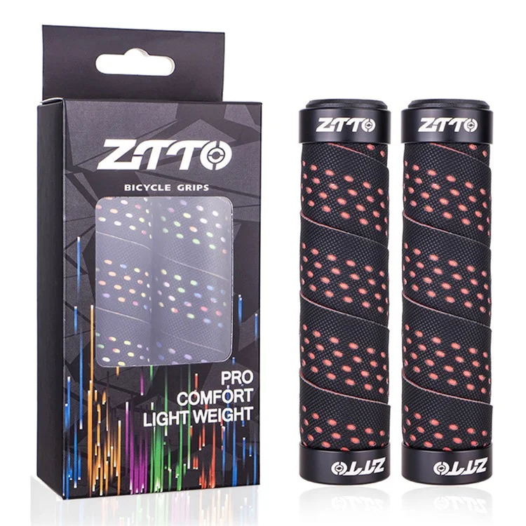 ZTTO AG115 Empunhaduras de Bicicleta à Prova de Choques Barra de Guidão MTB Mountain Bike Cobertura da Barra de Guidão - Preto+Multicor
