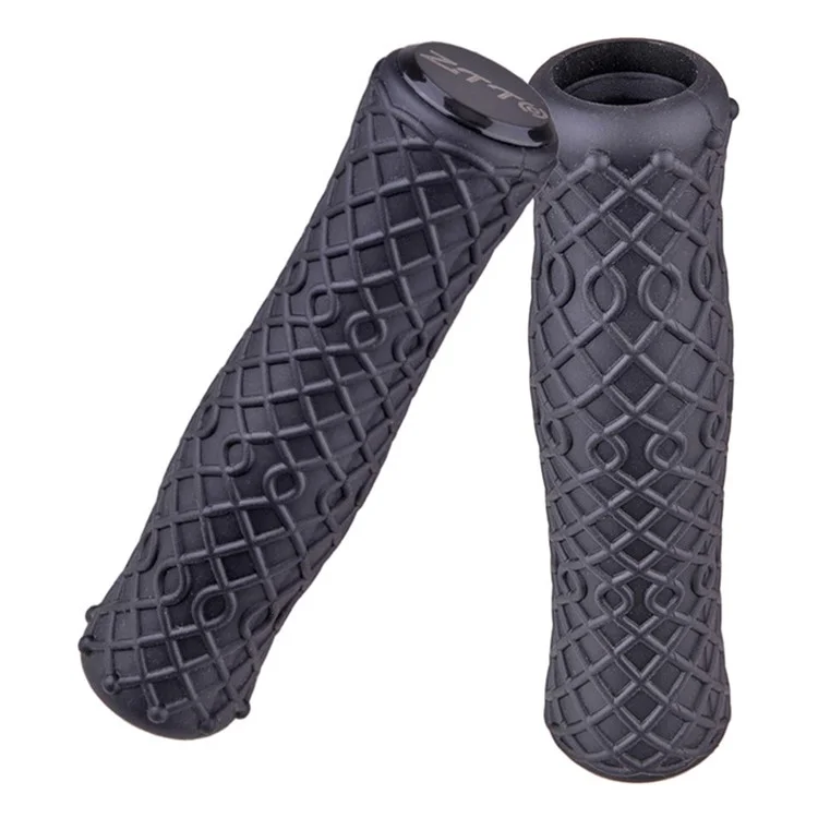 ZTTO AG111 Mountain Bike Hand Grips Shock-absorbing Silicone Handlebar Grips - Black