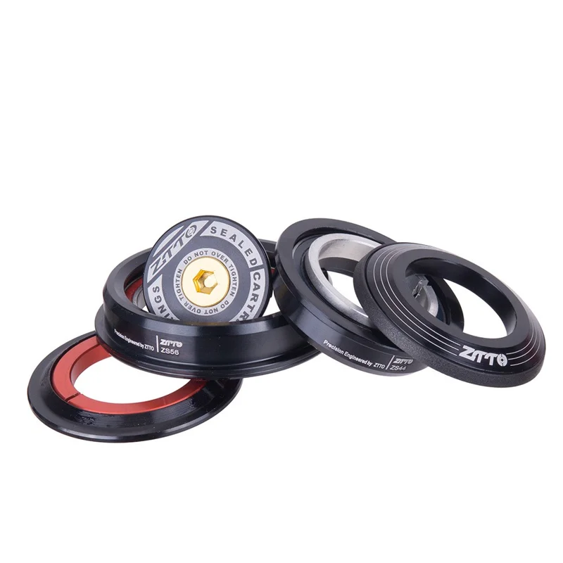 ZTTO 4456ST Алюминиевый сплав Bike Bearing Headset Tapered / Straight Tube Front Fork Headset