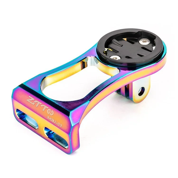 ZTTO MBJ-03 Soporte de Computadora de Bicicleta de Montaña Extensión Soporte para Garmin Bryton Cateye - Azul