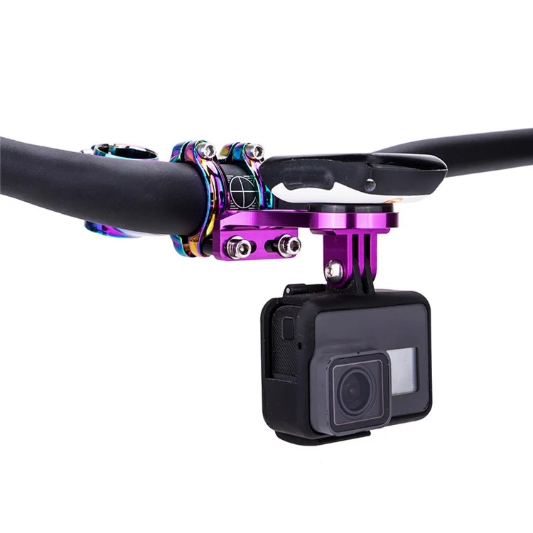 ZTTO MBJ-03 Soporte de Computadora de Bicicleta de Montaña Extensión Soporte para Garmin Bryton Cateye - Azul