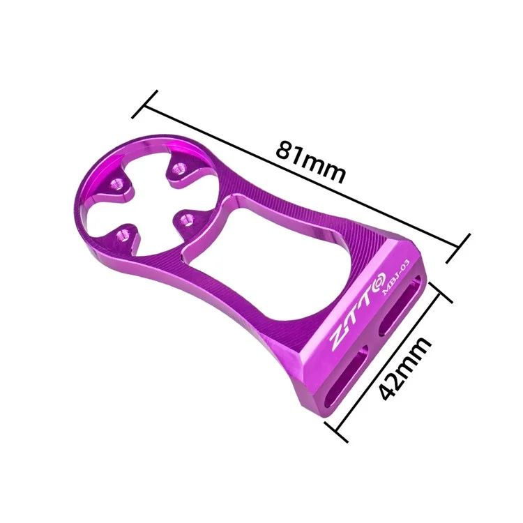 ZTTO MBJ-03 Soporte de Computadora de Bicicleta de Montaña Extensión Soporte para Garmin Bryton Cateye - Azul