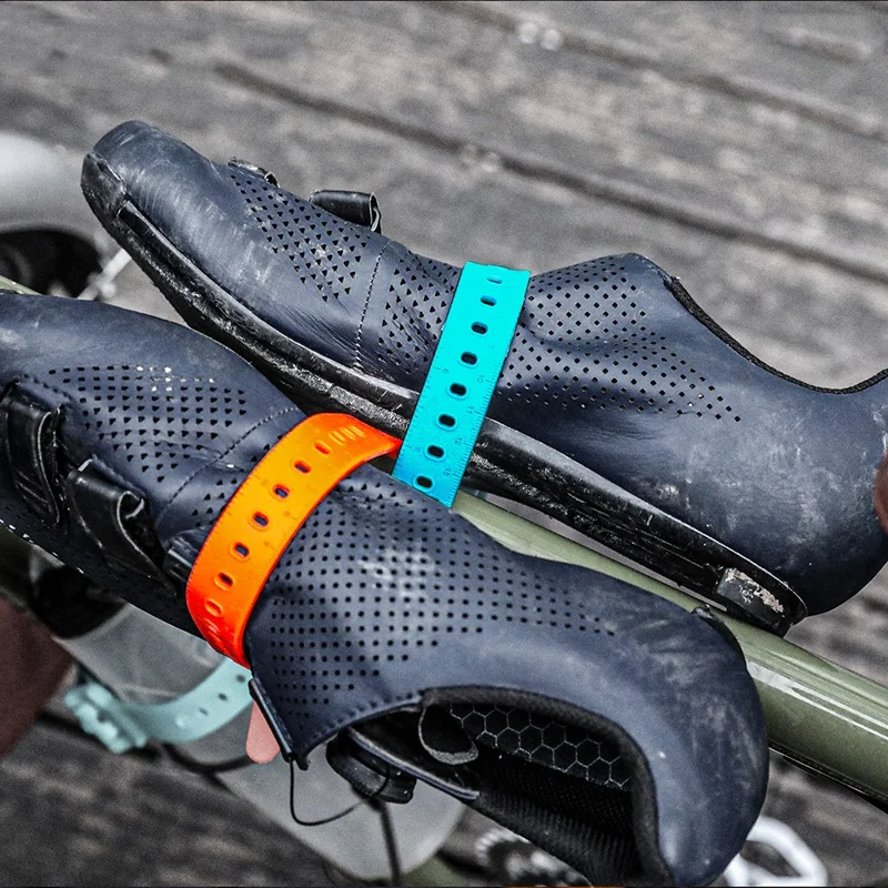 RHINOWALK SK400 41cm Adjustable TPU Scale Strap Water Bottle Cycling Equipment Fixing Band - Orange