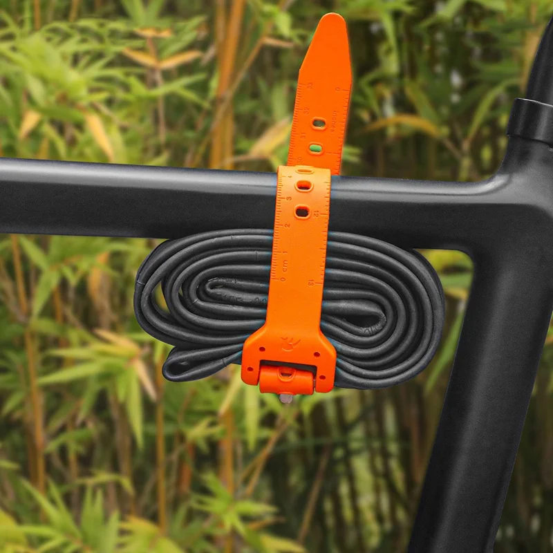 RHINOWALK SK400 41cm Adjustable TPU Scale Strap Water Bottle Cycling Equipment Fixing Band - Orange