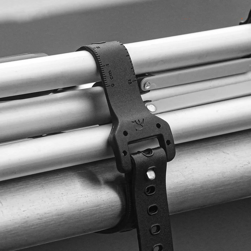 RHINOWALK SK400 41cm Adjustable TPU Scale Strap Water Bottle Cycling Equipment Fixing Band - Black