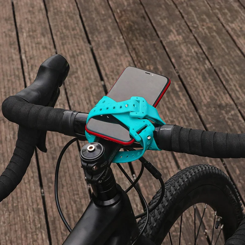 RHINOWALK SK400 41cm Adjustable TPU Scale Strap Water Bottle Cycling Equipment Fixing Band - Black