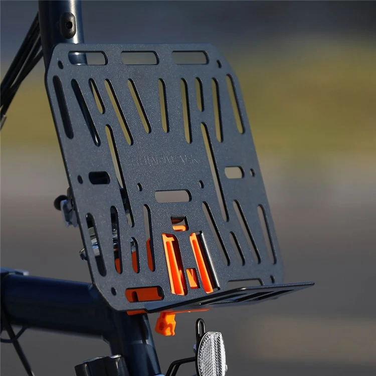 RHINOWALK SK701 For Brompton Bicycle Front Carrier Block Load-Bearing Base DIY Bike Bag Mount Adapter - Black