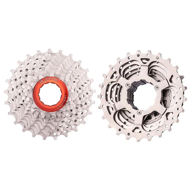 ZTTO Silver 10 Speed Flywheel Bike Cassette for Road Bicycle - 11T-25T