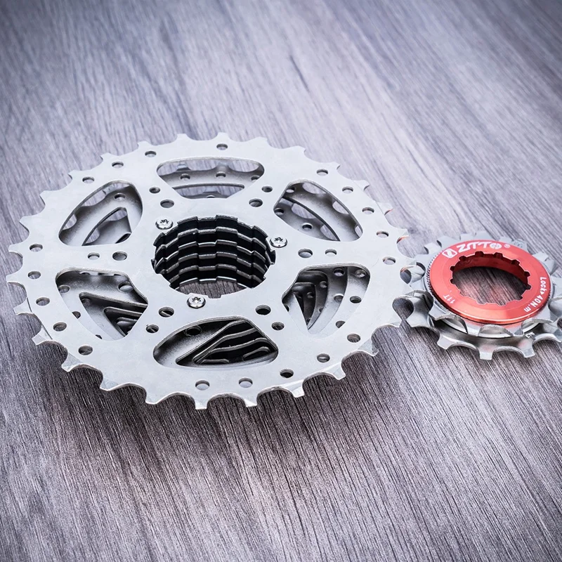 ZTTO Silver 10 Speed Flywheel Bike Cassette for Road Bicycle - 11T-30T