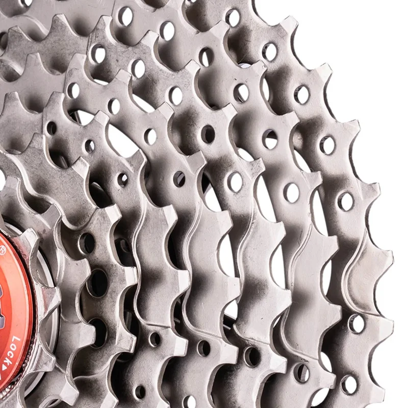 ZTTO Silver 10 Speed Flywheel Bike Cassette for Road Bicycle - 11T-34T