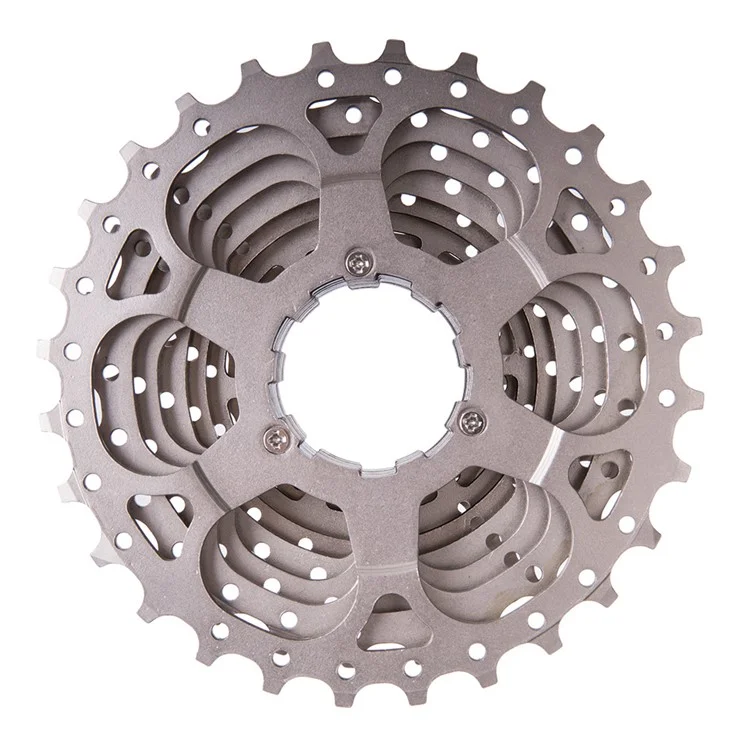 ZTTO 1128Y Hollow 11T-28T 11 Gang Fahrrad Stahlschwungrad Rennrad Kassette Schwungrad - Silber