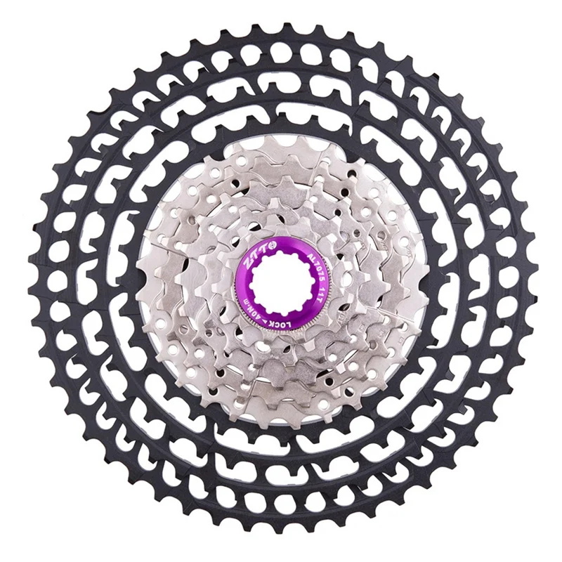ZTTO 1050SLRHY Aluminum Alloy Flywheel 10 Speed 11T-50T Racing Bike Cassette Replacement