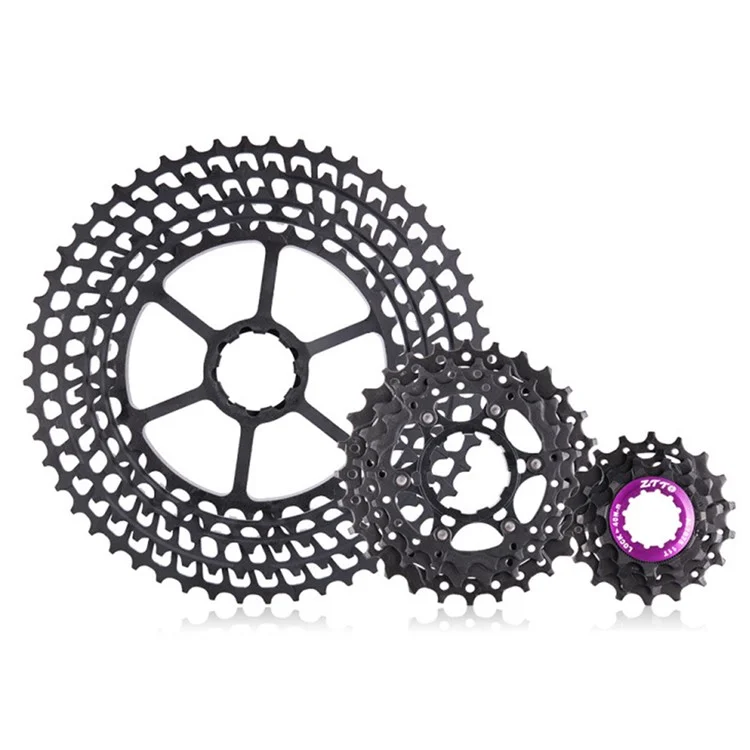 ZTTO 1252SLRH Mountain Bicycle Hollow CNC Flywheel 12 Vitesses 11-52T Cassette à Vélo