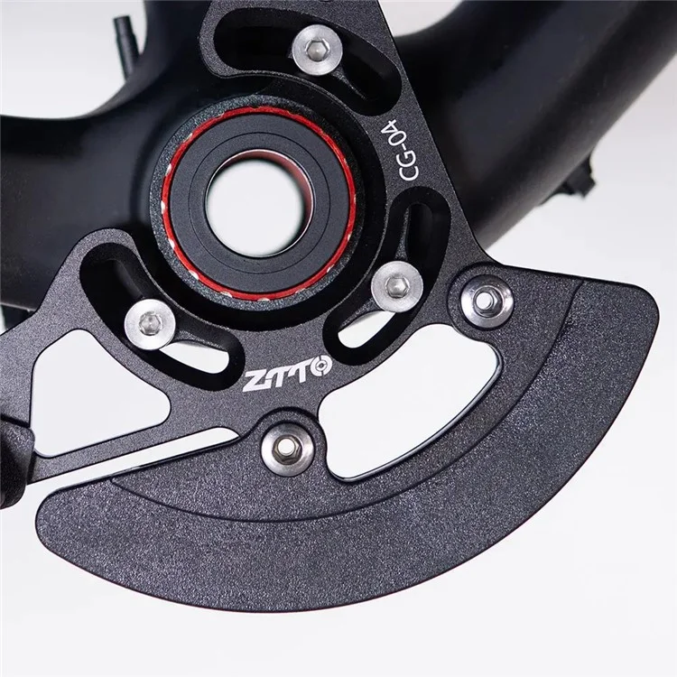 ZTTO CG04 MTB Bicycle Chain Guide Mountain Bike Pulley Chain Stabilizer 32-38T Bicycle Chain Protector - Black