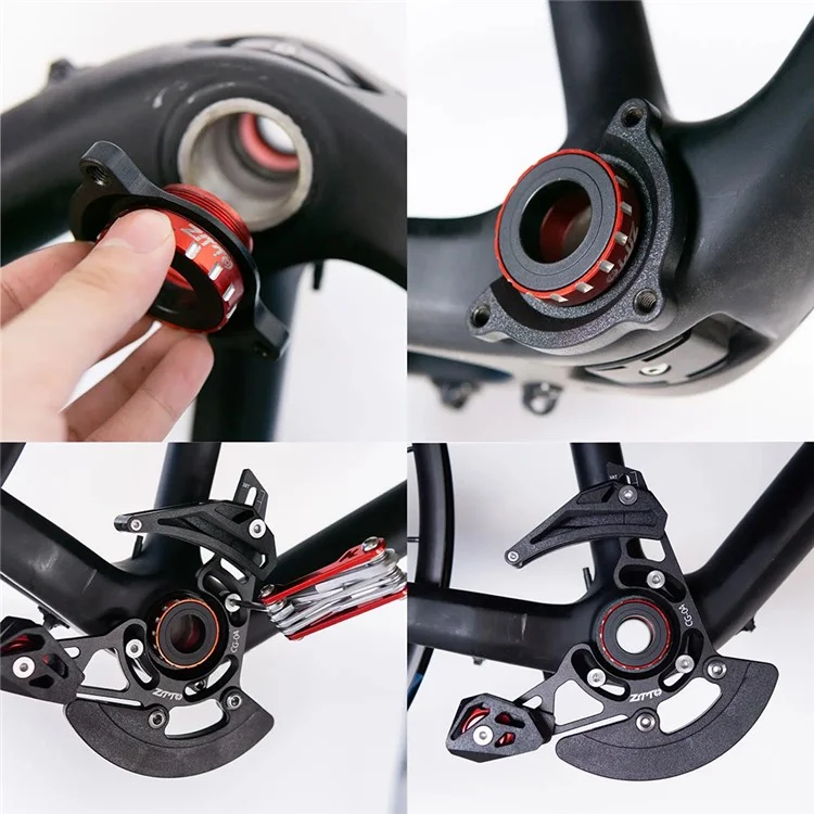 ZTTO CG04 MTB Bicycle Chain Guide Mountain Bike Pulley Chain Stabilizer 32-38T Bicycle Chain Protector - Black