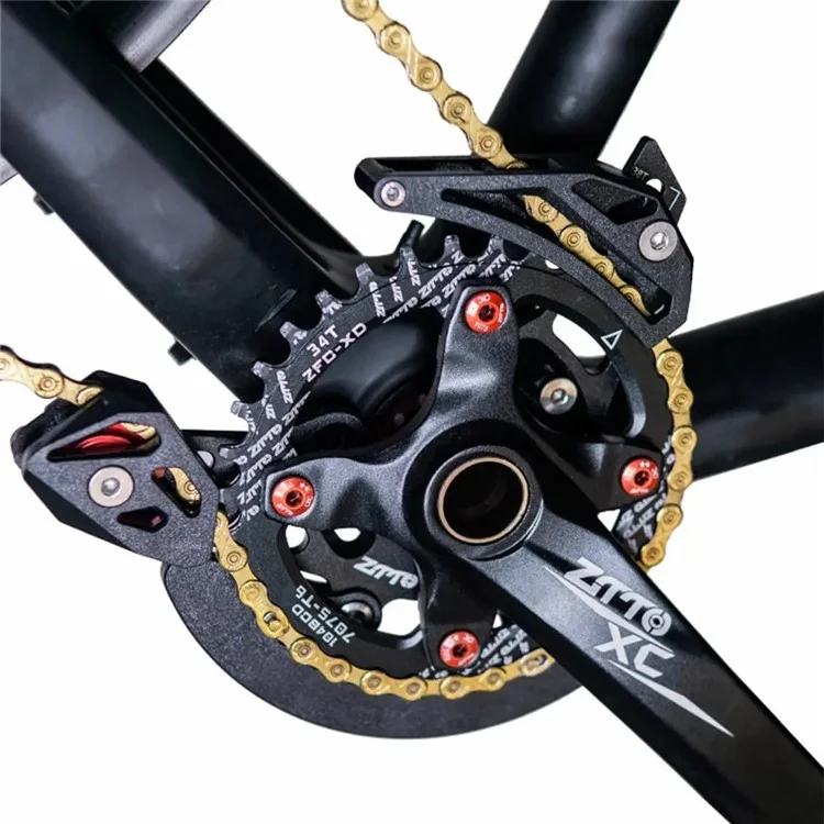 ZTTO CG04 MTB Bicycle Chain Guide Mountain Bike Pulley Chain Stabilizer 32-38T Bicycle Chain Protector - Black