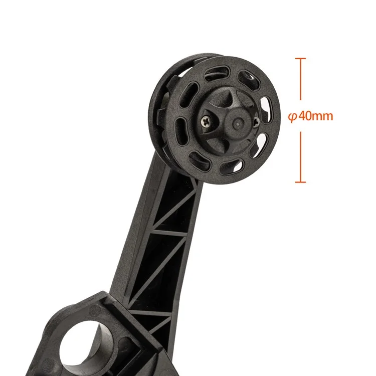 ZTTO ZLQ03S para la bicicleta Brompton, tensor de cadena de velocidad, guía de desviador trasero de plástico PC, piezas de ciclismo