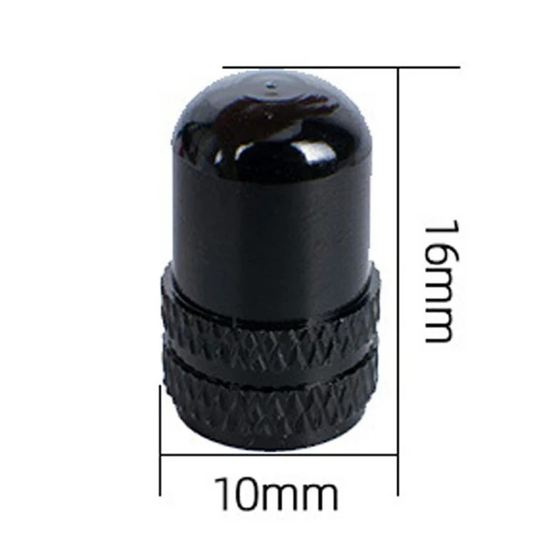 ZTTO 1 Pair Aluminum Alloy Bike Schrader Valve Cap Dust Cover for MTB Bicycle - Blue