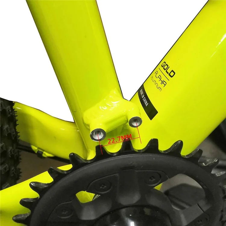 ZTTO CG18 MTB Fahrradkettenschutz E-Typ-Montage 26T-36T Einzelkettenblattschutz Fahrradkettenschützer - Schwarz
