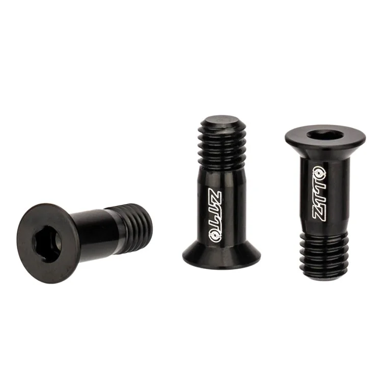 ZTTO 2Pcs Bicycle Rear Derailleur Wheel Fixed Screw Bike Transmission Guide Sprocket Screws, M5x14.2 - Black