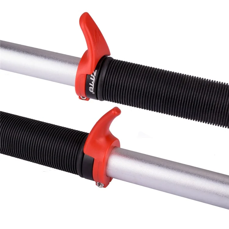 1 Pair Bicycle Handlebar Grips Polycarbonate + Fiberglass MTB Bike Horn Vice Grip - White