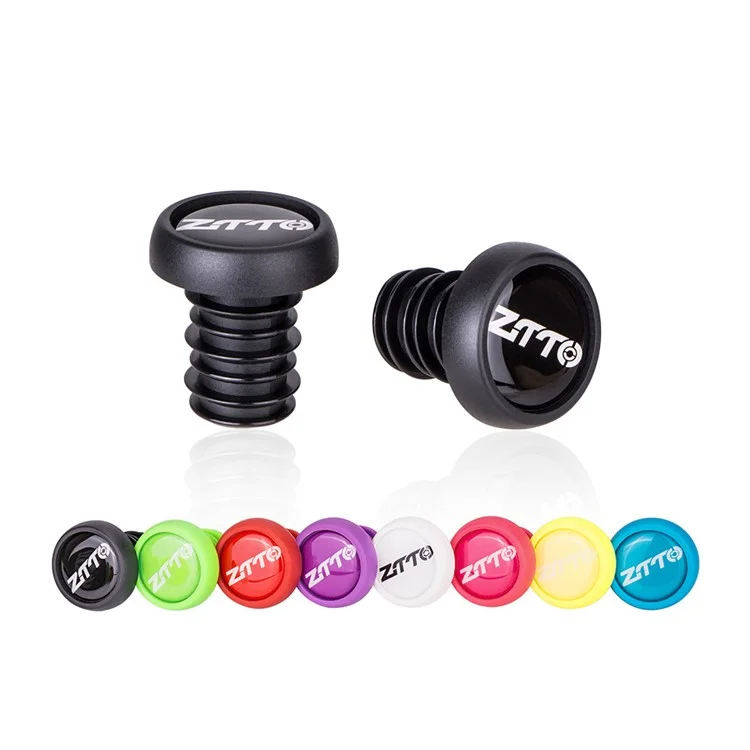 ZTTO 22,2 mm Fahrrad-Lenkergriffe MTB Rennrad Fahrrad Griff Gummikappen - Schwarz