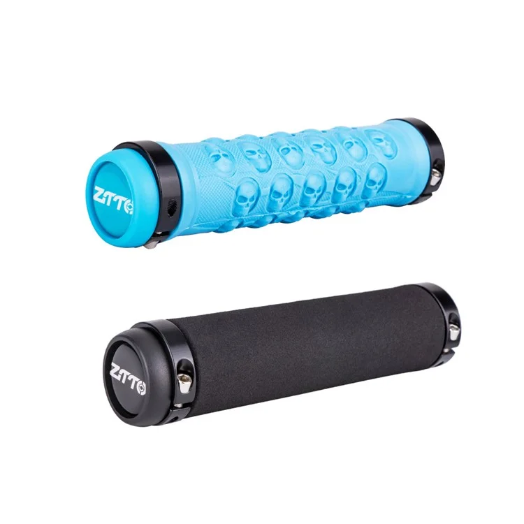 ZTTO 22,2 mm Fahrrad-Lenkergriffe MTB Rennrad Fahrrad Griff Gummikappen - Schwarz